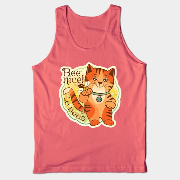 Be Nice to Bees Tank Top by Sue Cervenka